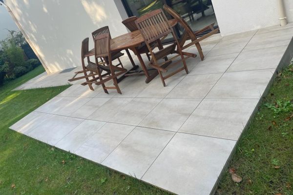 Carrelage Bois extérieur antidépant 40x120 20mm rectifié